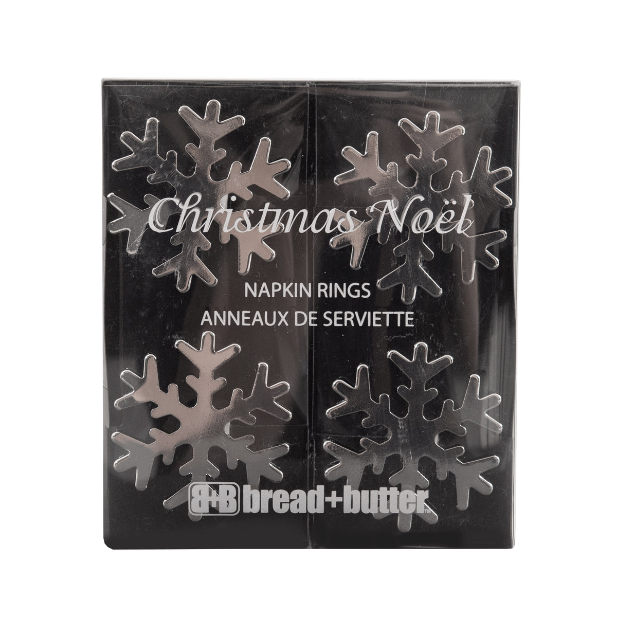 Bread and Butter Napkin Rings | Snowflake | 4 Pack