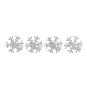 Bread and Butter Napkin Rings | Snowflake | 4 Pack