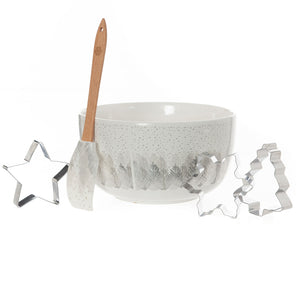 Bread and Butter Electroplate Tree Mini Mix Bowl Set | Silver