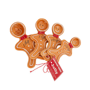 Bread and Butter Figurine Gingerbread Man Spoons | 4 Pack