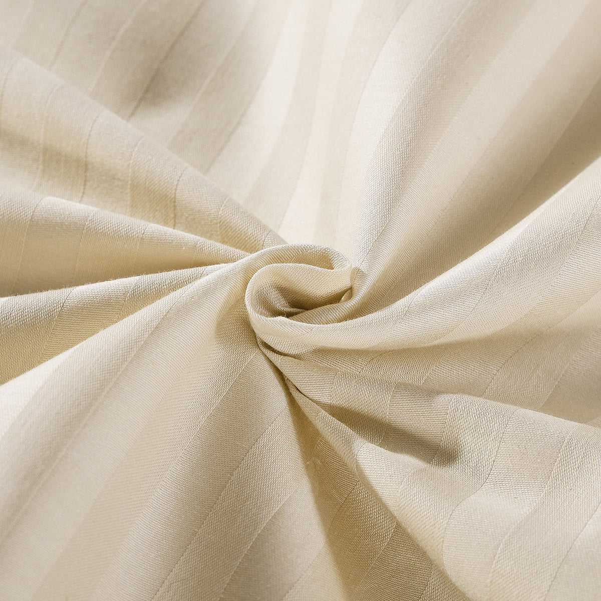 Kensington 1200 Thread Count 100% Egyptian Cotton Sheet Set | Stripe Hotel Grade | Double | Sand