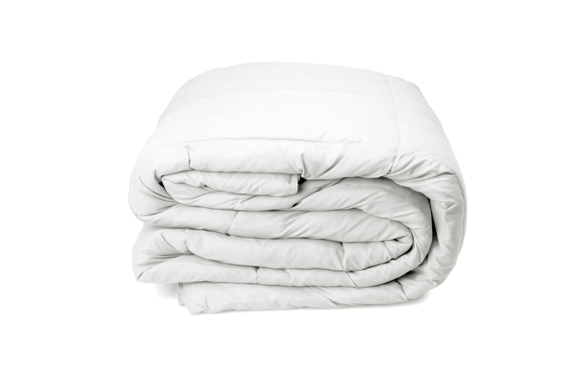 Royal Comfort Bamboo Quilt | 350GSM | All-Seasons | Double | White
