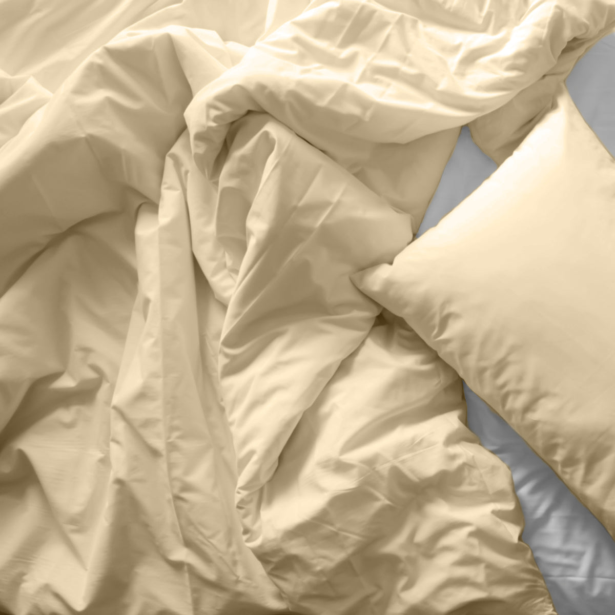 Bamboo Blended Quilt Cover Set | 1000TC Ultra Soft Luxury Bedding | Double - Ivory