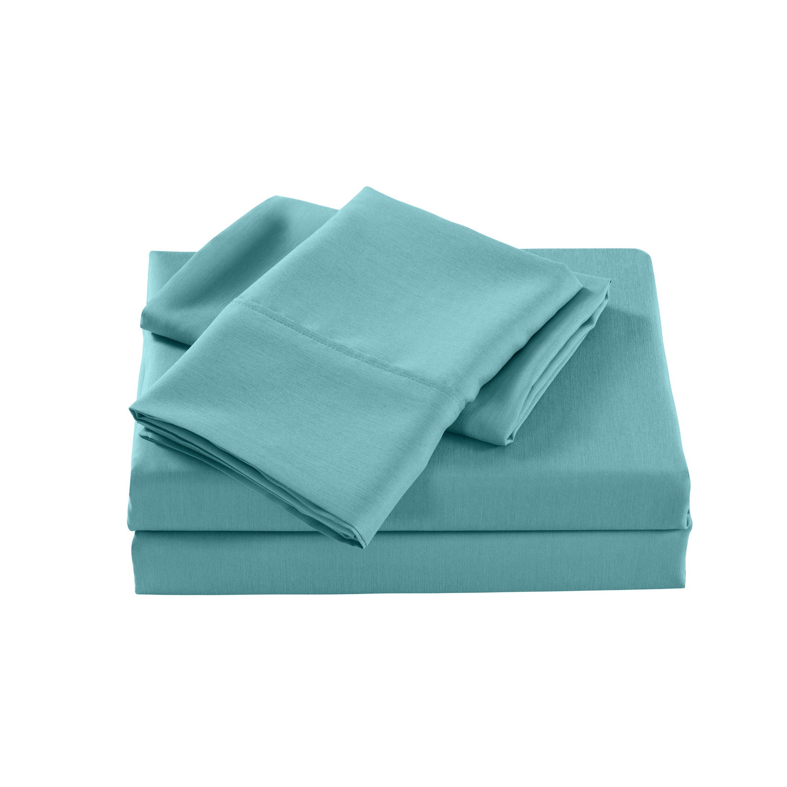 2000 Thread Count Bamboo Cooling Sheet Set | Ultra Soft Bedding | King | Aqua