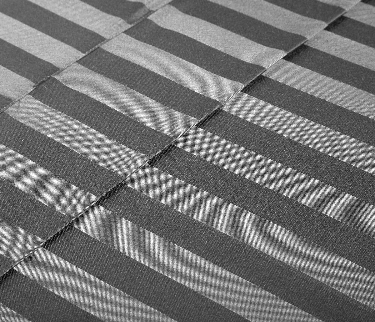 1200TC Sheet Set | Damask Cotton Blend | Ultra Soft Sateen Bedding | Queen | Charcoal Grey
