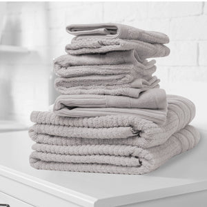 Eden Egyptian Cotton 600GSM 8 Piece Luxury Bath Towels Set | Holly