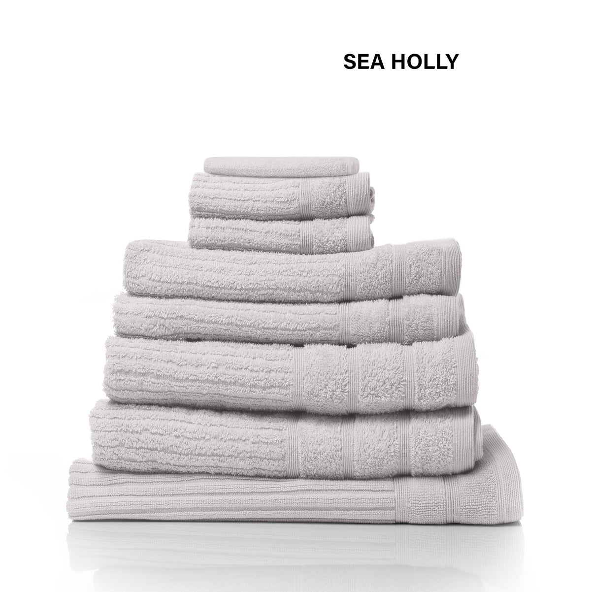 Eden Egyptian Cotton 600GSM 8 Piece Luxury Bath Towels Set | Holly