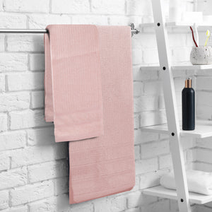 Eden Egyptian Cotton 600GSM 8-Piece Luxury Bath Towels Set | Blush