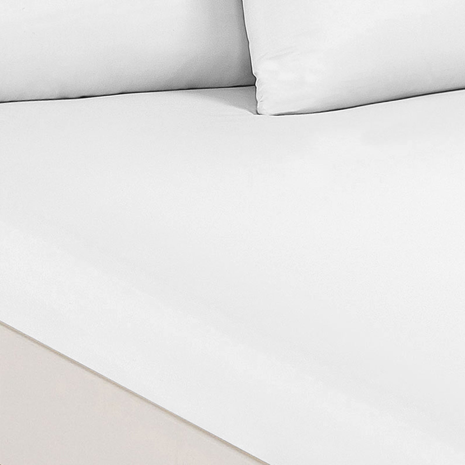 1500 Thread Count Cotton Rich Sheet Set | Ultra Soft Bedding | 3 Piece | King | White