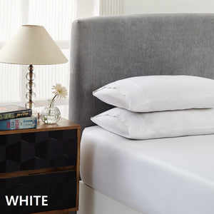 1500 Thread Count Cotton Rich Sheet Set | Ultra Soft Bedding | 3 Piece | King | White