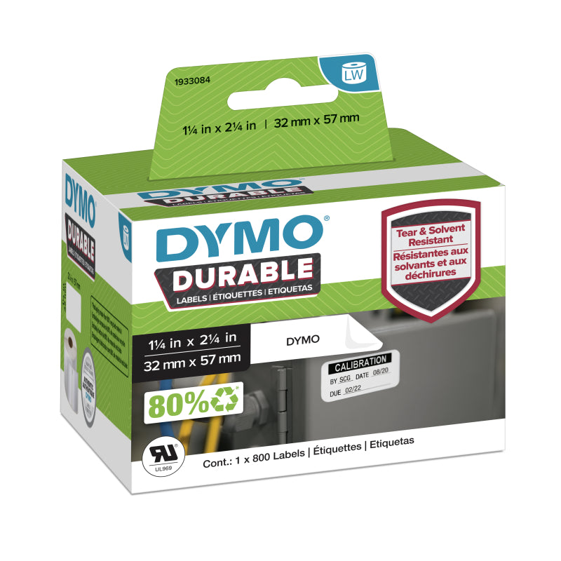 DYMO LW Durable MP Label | 57x32mm | Reliable & High-Quality Labels