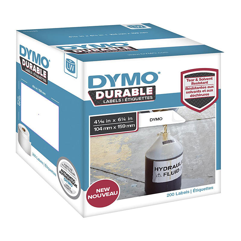 DYMO LW 104mm x 159mm Labels | Durable & Versatile | White
