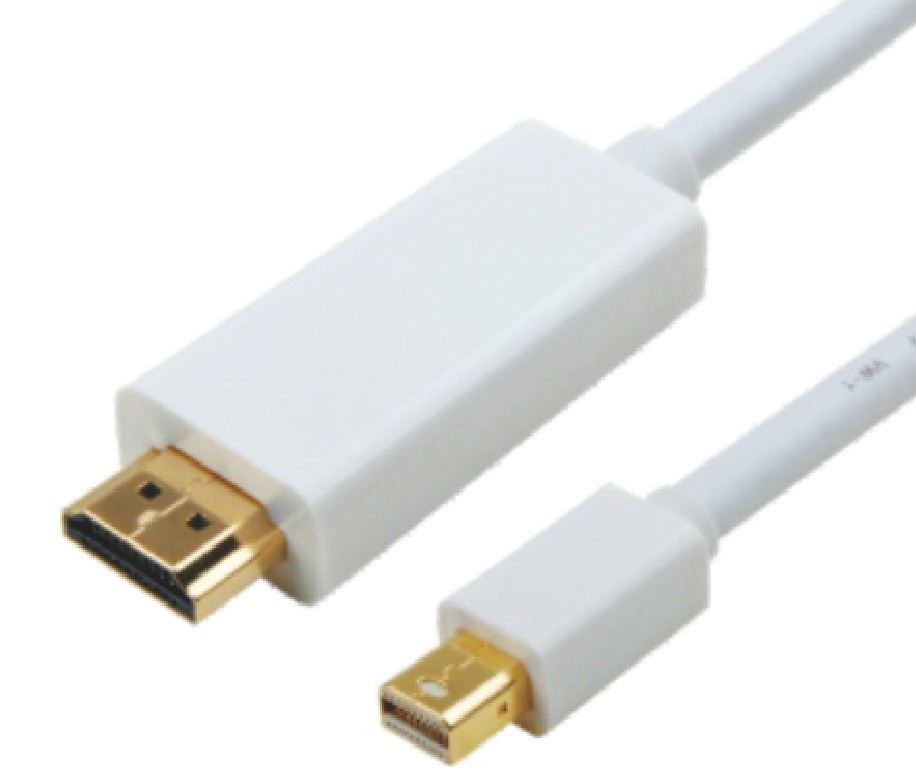 ASTROTEK Mini DisplayPort to HDMI Cable | 3M | 20-Pin Male to 19-Pin Male | Gold Plated | RoHS Compliant
