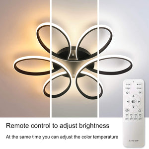 Modern LED Chandelier Light Fixture (90 cm) | Contemporary, Elegant Design
