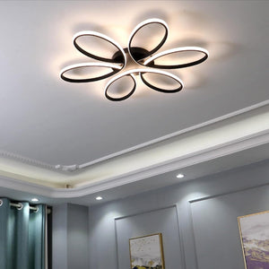Modern LED Chandelier Light Fixture (90 cm) | Contemporary, Elegant Design