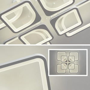 Modern LED Ceiling Light Dimmable with Remote Control | Adjustable Brightness and Convenient Remote