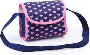 Trendy Dolls Pram | Foldable with Height-Adjustable Handle | Blue & Pink