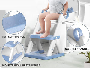 Potty Training Seat Ladder | Kids Boys Girls | Blue