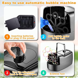 Bubble Machine for Kids | Automatic Bubble Maker Toy
