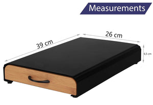 CARLA HOME Coffee Pod Holder | Storage Drawer | Compatible with 60 Nespresso Pods | Kitchen Storage & Organisation | Natural