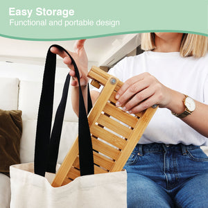 CARLA HOME | Portable Bamboo Baby Bottle Drying Rack