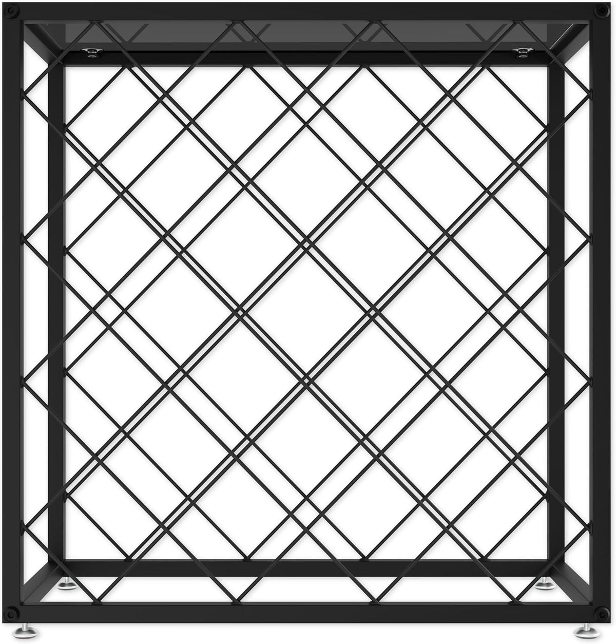 Freestanding Metal Wine Rack | 25 Bottle Capacity | Durable Construction