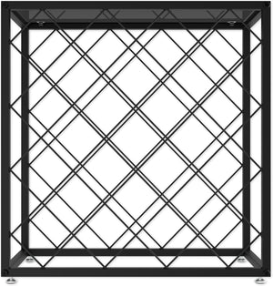 Freestanding Metal Wine Rack | 25 Bottle Capacity | Durable Construction