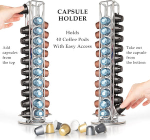 Coffee Pods Holder Storage | 40 Nespresso Pods Compatibility | 2nd Variant