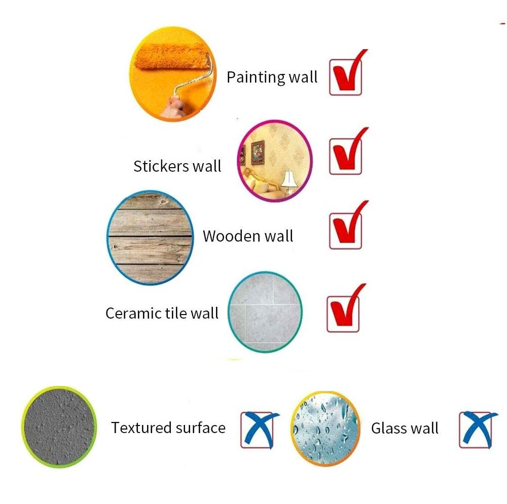 DIY Wall Clock | Modern Frameless | Large 3D Wall Watch | Giant Roman Numerals for Home Living Room and Bedroom | Small