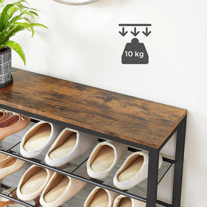 Shoe Rack Storage Organizer | 4 Shelves