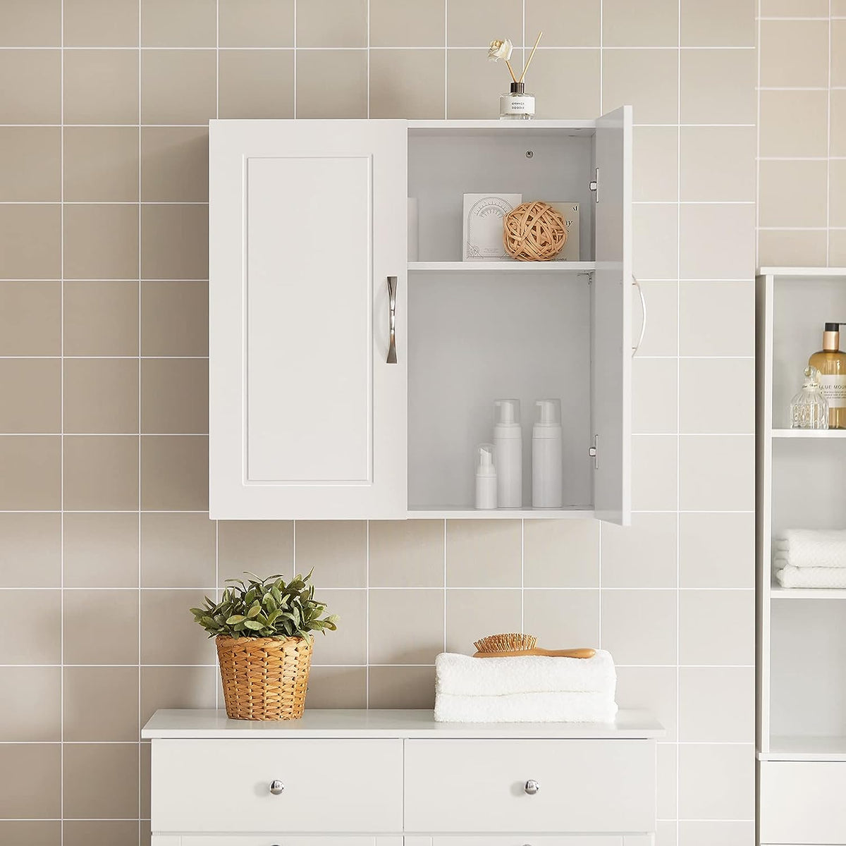 Wall Cabinets Storage | White