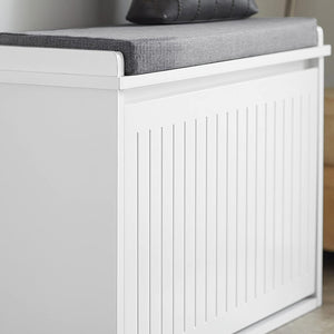 Hallway Shoe Bench Rack Cabinet | Seat Cushion