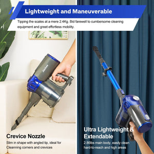 V8 Handheld Stick Vacuum Cleaner 150W | Cordless | 40 Min Runtime | LED Light