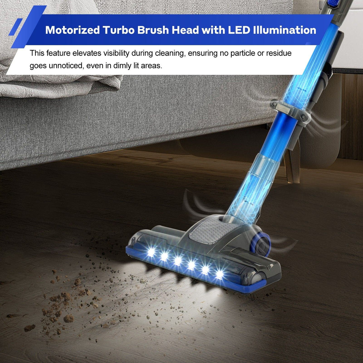V8 Handheld Stick Vacuum Cleaner 150W | Cordless | 40 Min Runtime | LED Light