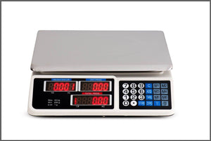 Digital Kitchen Scale 40kg | Electronic Food Scale | 1g Increment | White