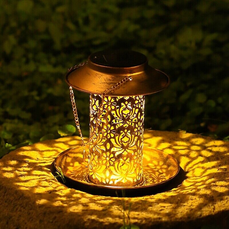 Solar Bird Seed Feeder | Hanging Outdoor Garden Feeder for Wild Birds