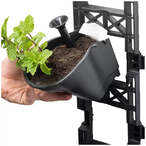 Quint Vertical Garden | 3 Frames & 15 Pots | Indoor/Outdoor Planter System