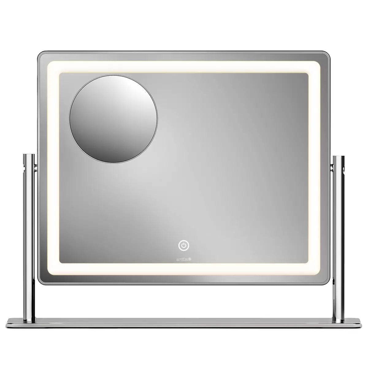 Aurea Mini LED Cosmetic Mirror | Portable Light-Up Makeup Mirror