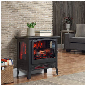 Infrared Electric Fireplace | Portable Stove Heater | Home Heating Appliance