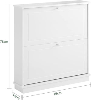 2 Drawer Shoe Cabinet | Storage Unit