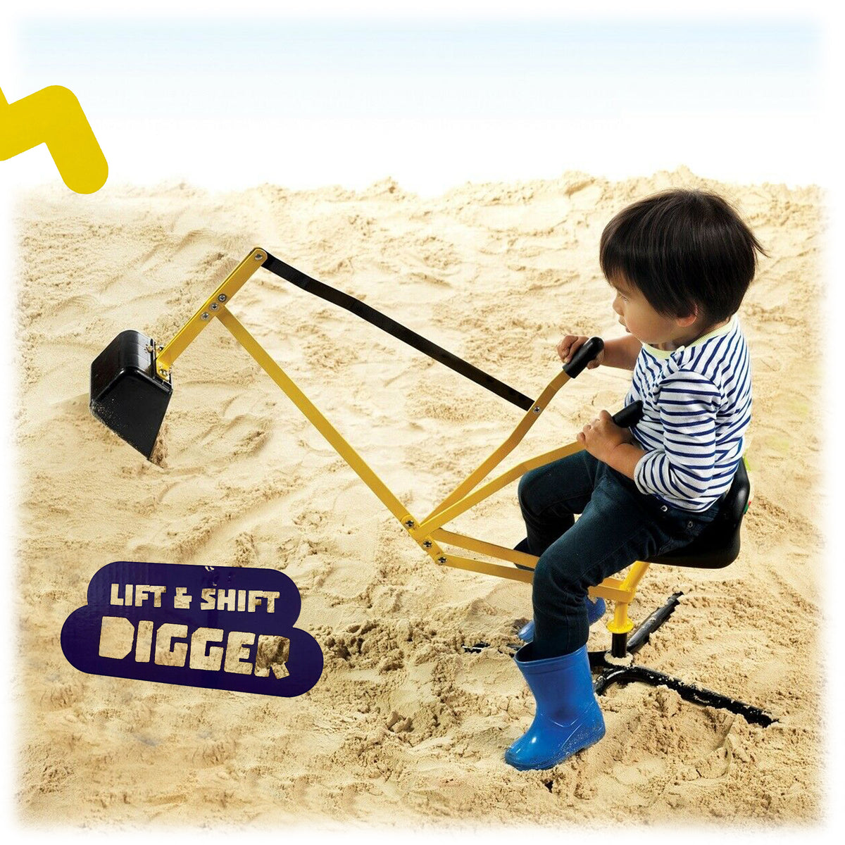 Multi-Action Metal Sand Digger | Backyard Sandpit Toy