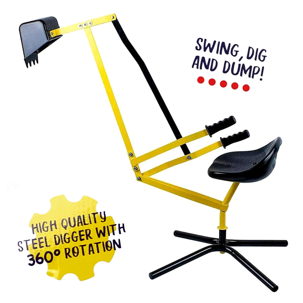 Multi-Action Metal Sand Digger | Backyard Sandpit Toy