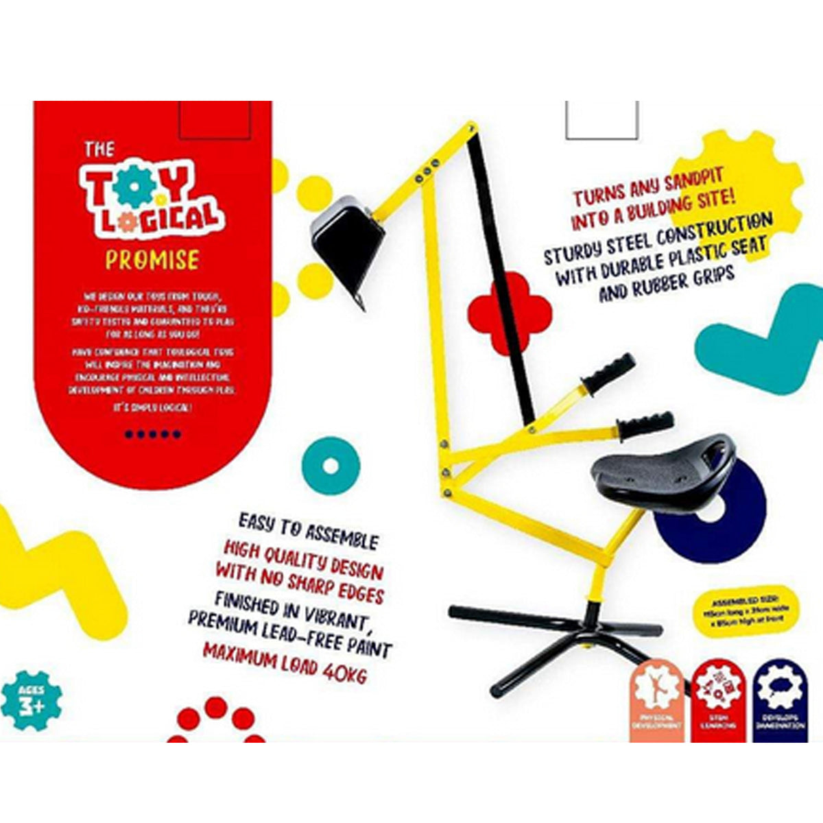 Multi-Action Metal Sand Digger | Backyard Sandpit Toy