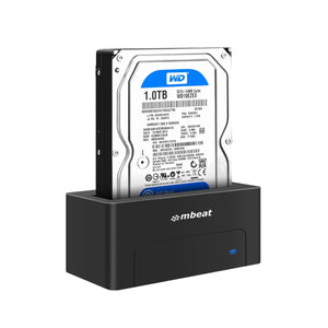 D1 USB 3.0 SATA HDD Docking Station | 3.5" & 2.5" | Black | Plug & Play Design