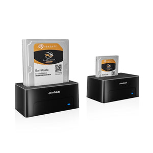 D1 USB 3.0 SATA HDD Docking Station | 3.5" & 2.5" | Black | Plug & Play Design