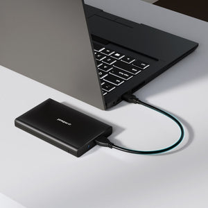 A2 Slim Tool-Free USB 3.0 2.5" SATA HDD Enclosure | Black | Portable Hard Drive Case