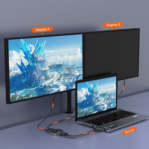 8K Bi-Directional HDMI 2.1 Switch | 2 In 1 Out / 1 In 2 Out | High-Speed Signal Transfer