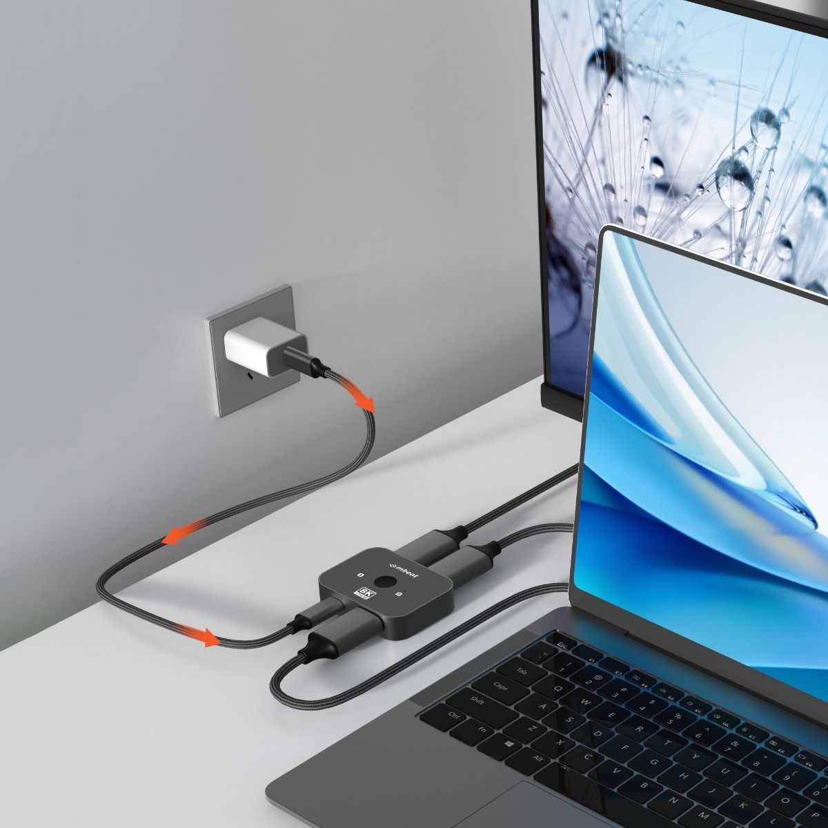 8K Bi-Directional HDMI 2.1 Switch | 2 In 1 Out / 1 In 2 Out | High-Speed Signal Transfer