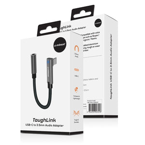 Elite USB-C to 3.5mm Audio Adapter | Space Grey | Compact & Durable