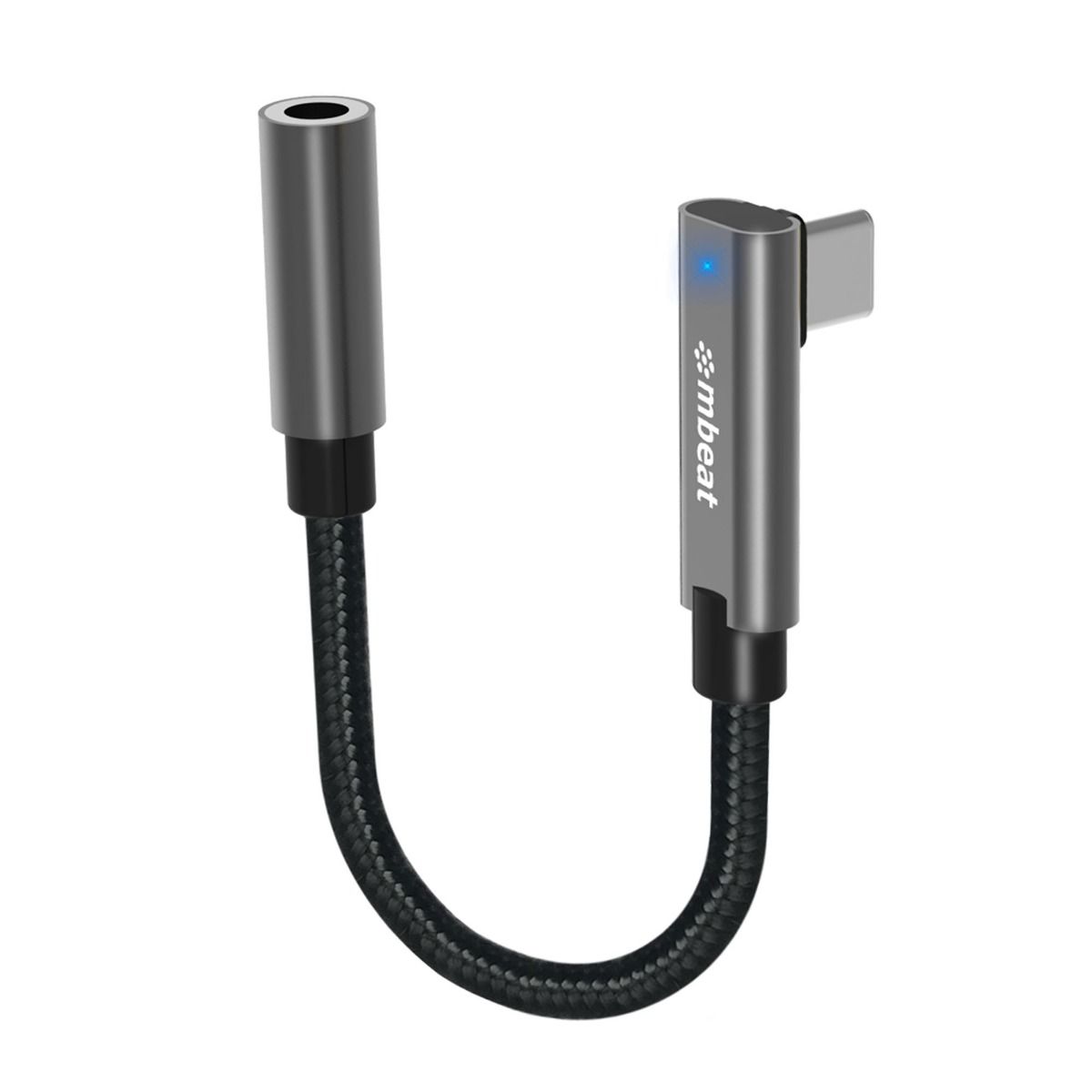 Elite USB-C to 3.5mm Audio Adapter | Space Grey | Compact & Durable